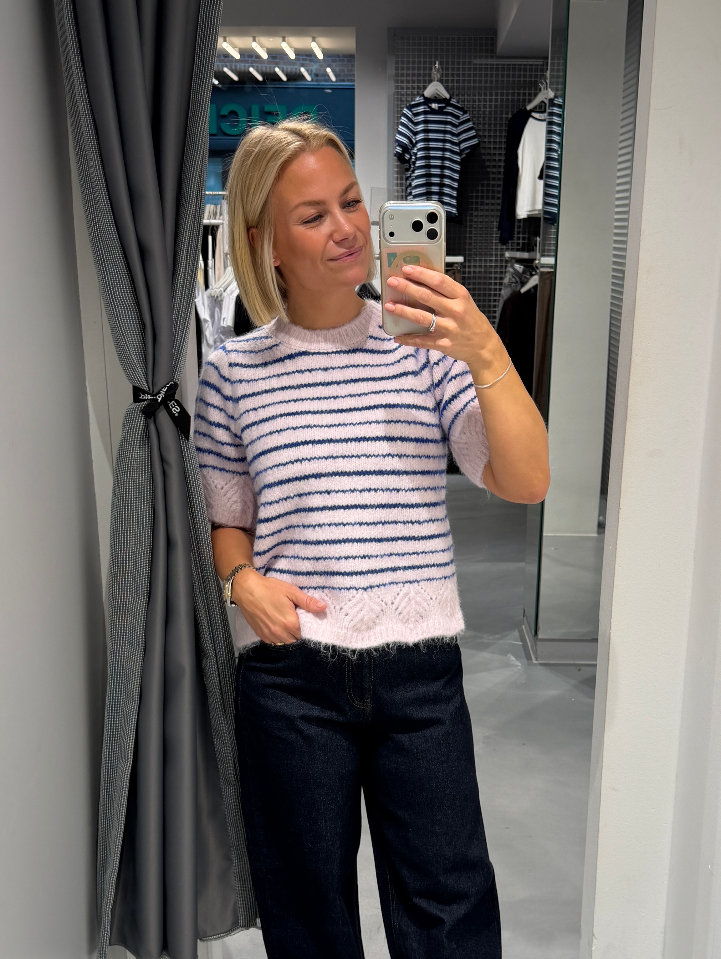 PCASIRA Knitted Top - Light Lilac